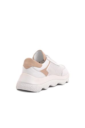 Venüs 2314004 Beyaz İçi Dışı Hakiki Deri Kadın Sneaker