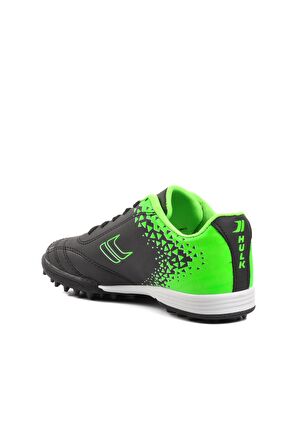 Hulk 126 Siyah-Neon Yeşil-Beyaz Unisex Halı Saha Ayakkabısı