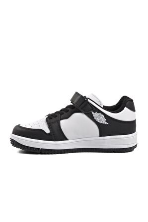 Aspor Haykat Kısa-F Siyah-Beyaz Çocuk Sneaker