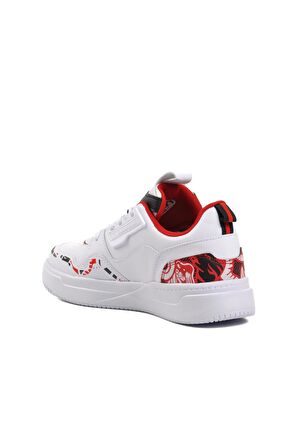 No Fear Nfr-1001 Beyaz-Kırmızı Unisex Sneaker