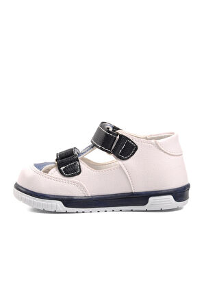 Ayakmod Arz 3200-B Beyaz-Kot Mavi Bebek Günlük Ayakkabı