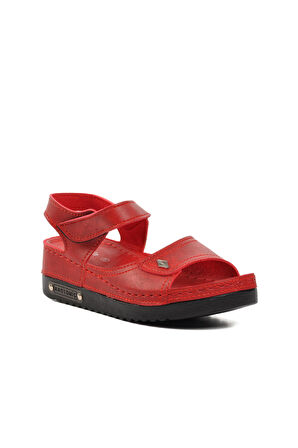 Ayakmod 07-109 RR Kırmızı Kadın Sandalet