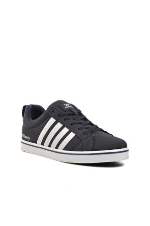Walkway Dragon Lacivert-Beyaz Bağcıklı Erkek Sneaker