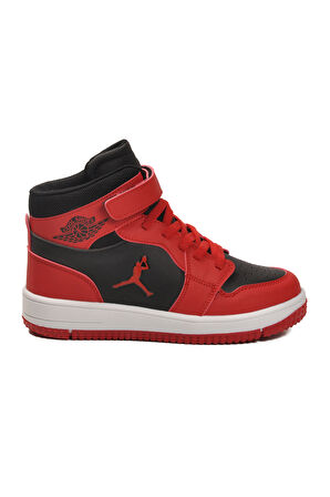 Kırmızı Bilek Boy Erkek Çocuk Sneaker Haykat Uzun F