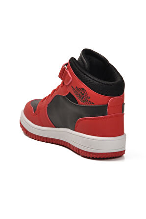 Kırmızı Bilek Boy Erkek Çocuk Sneaker Haykat Uzun F
