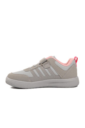 Walkway Mely-F Buz-Pudra Cırtlı Çocuk Sneaker