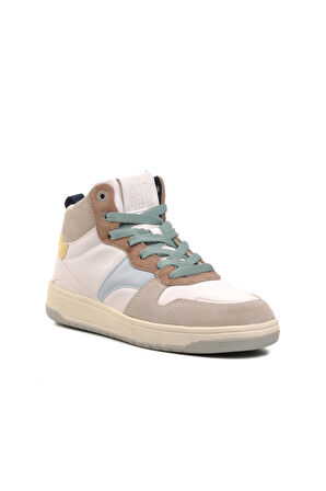 Gap Gp-1029 Beyaz-Gri Unisex Hi Sneaker