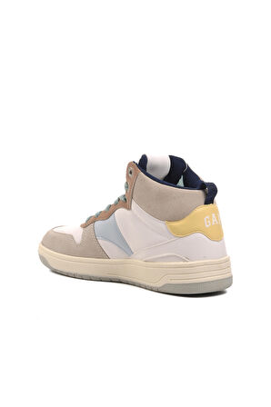 Gap Gp-1029 Beyaz-Gri Unisex Hi Sneaker