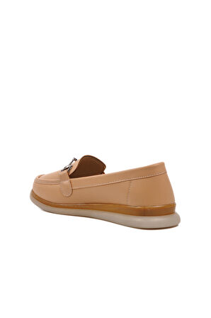 Ayakmod 651481 Nude Kadın Loafer Ayakkabı