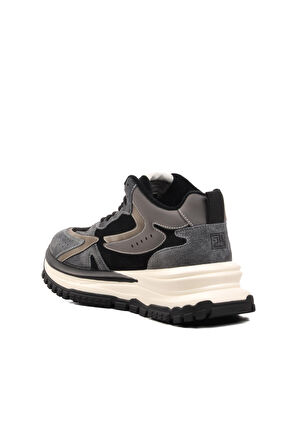 Guja 23K334-1 Siyah Kalın Tabanlı Bağcıklı Kadın Sneaker