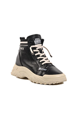 Guja 23K310-20 Siyah Bağcıklı Kadın Sneaker Bot