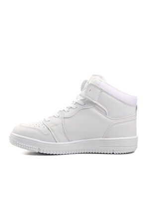 Ayakmod Haykat Uzun Beyaz Unisex Hi Sneaker
