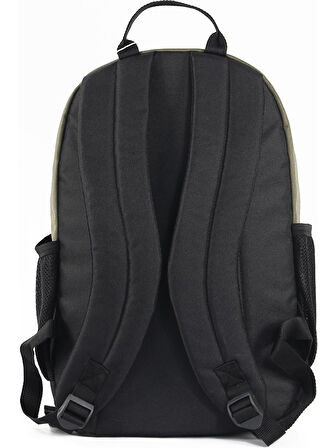 Haki Siyah Unisex Okul Çantası 04292