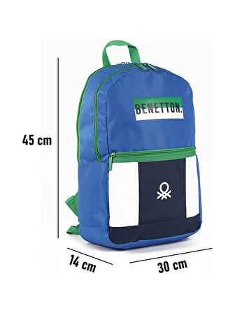 Mavi-Beyaz Unisex Sırt Çantası 04275