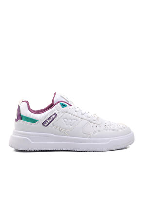 Walkway Berry Beyaz-Mor Unisex Sneaker