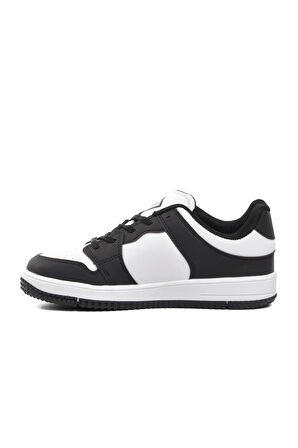 Ayakmod Haykat Kısa Siyah-Beyaz Unisex Sneaker
