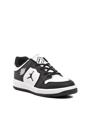 Ayakmod Haykat Kısa Siyah-Beyaz Unisex Sneaker