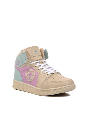 Walkway Sloga Hı Bej-Lila-Yeşil Unisex Hi Sneaker