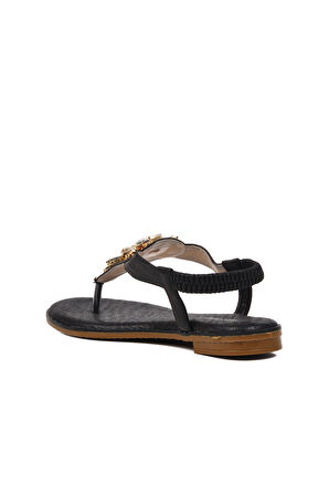 Ayakmod 286079 Siyah Kadın Sandalet