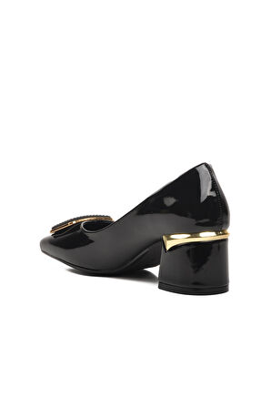 Ayakmod 312145 Siyah Kadın Topuklu Ayakkabı