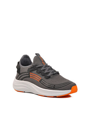 Walkway Onega Füme-Turuncu-Beyaz Fileli Unisex Spor Ayakkabı