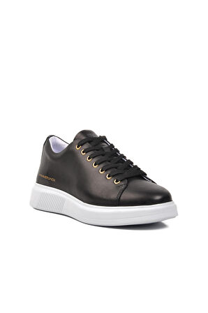 Hammer Jack Jukov 102 22095 Siyah-Beyaz Hakiki Deri Erkek Sneaker