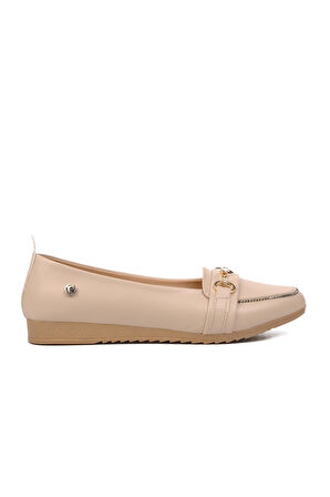 Pierre Cardin PC-53016 Bej Kadın Babet