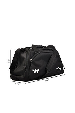 Walkway Bolse Siyah Unisex Spor Çanta