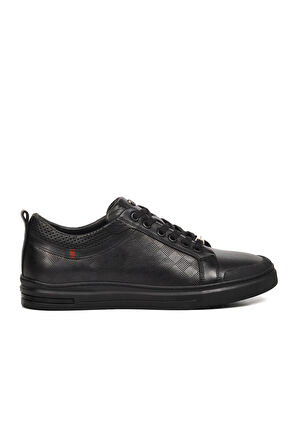 Pierre Cardin 10206 Siyah Hakiki Deri Erkek Sneaker
