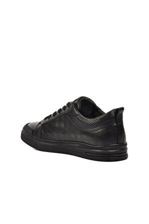 Pierre Cardin 10206 Siyah Hakiki Deri Erkek Sneaker