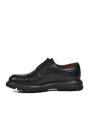 Ayakmod Premium 33283 Siyah Hakiki Deri Erkek Casual Ayakkabı