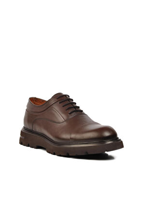 Ayakmod Premium 33283 Kahve Hakiki Deri Erkek Casual Ayakkabı