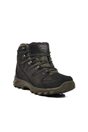 Siyah Nubuk-Haki Su Geçirmez  Erkek Outdoor Bot M5558 M