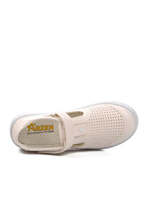 Ayakmod 24-415-F Beyaz Çocuk Sandalet