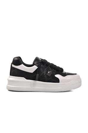 Ayakmod Premium 1306 Siyah-Beyaz Erkek Sneaker