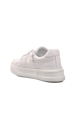 Ayakmod Premium 1306 Beyaz Cilt Erkek Sneaker