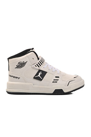 Ayakmod King-F Beyaz Bilek Boy Çocuk Sneaker
