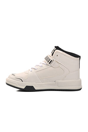 Ayakmod King-F Beyaz Bilek Boy Çocuk Sneaker