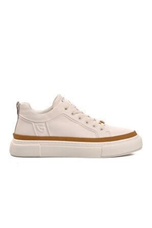 Guja 24K592 Beyaz Bağcıklı Erkek Sneaker