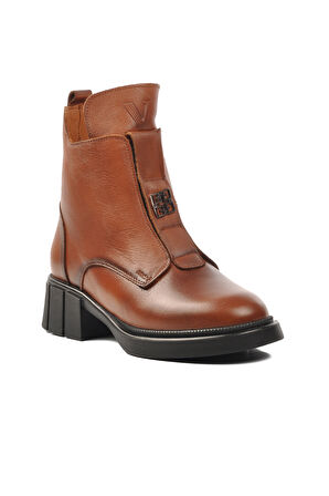 Voyager 9906 Taba İçi Polarlı Hakiki Deri Kadın Bot