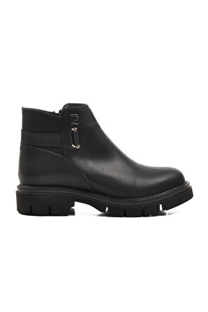 Pierre Cardin PC-54360 Siyah İçi Kürklü Kadın Bot