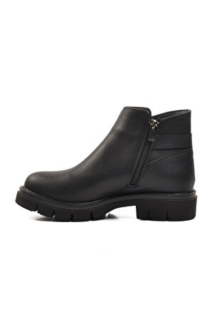 Pierre Cardin PC-54360 Siyah İçi Kürklü Kadın Bot