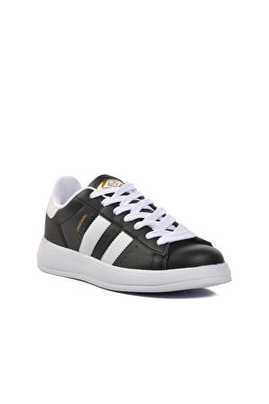 Ayakmod B-573 Siyah-Beyaz Bağcıklı Unisex Sneaker