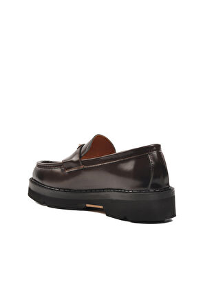 Ayakmod Premium 7708 Kahve Geniş Kalıp Deri Erkek Klasik Ayakkabı