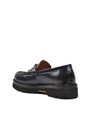 Ayakmod Premium 7708 Lacivert Geniş Kalıp Deri Erkek Klasik Ayakkabı