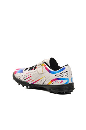 Ayakmod Hulk 129-F Beyaz-Siyah Çocuk Halı Saha Ayakkabısı