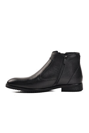 Pierre Cardin 1196063-24K Siyah Floter Hakiki Deri Erkek Bot