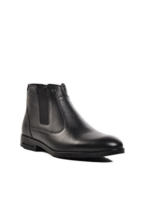 Pierre Cardin 1196063-24K Siyah Floter Hakiki Deri Erkek Bot