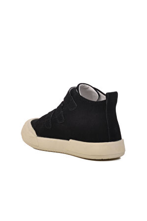 Walkway Siyah Unisex Cırtlı Çocuk Sneaker Rocky 34-P