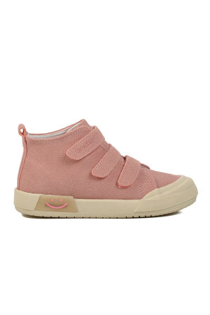 Walkway Pudra Unisex Cırtlı Çocuk Sneaker Rocky 34-P